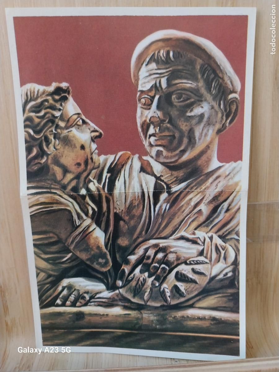 Coleccionismo cromos antiguos: ARTE ETRUSCO ED MAGA ARTE A&Ntilde;O 1971 CROMO 21 * SIN PEGAR NUNCA