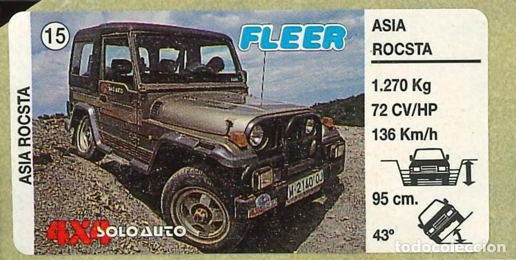 Collezionismo Figurine antiche: CROMO - CHICLE FLEER - 15 - ASIA ROCSTA 4 x 4 (NUEVO - SIN PEGAR)