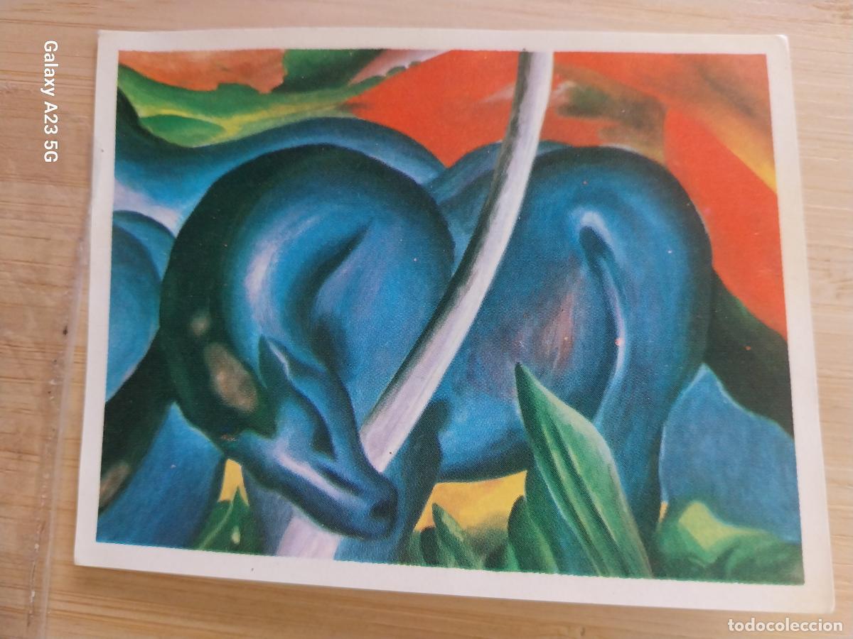 Coleccionismo cromos antiguos: MARC CABALLOS AZULES ED MAGA ARTE A&Ntilde;O 1971 CROMO 288 *** SIN PEGAR NUNCA