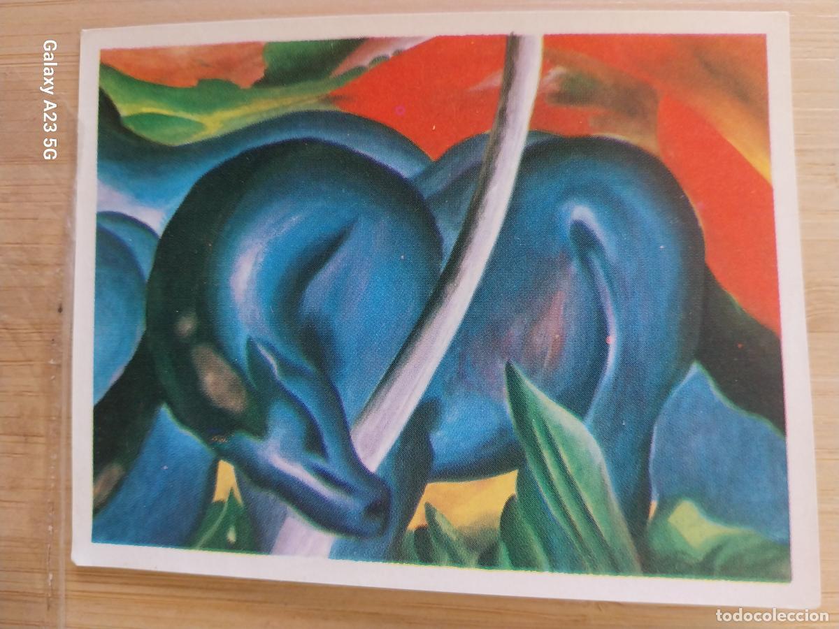 Coleccionismo cromos antiguos: MARC CABALLOS AZULES ED MAGA ARTE A&Ntilde;O 1971 CROMO 288 ** SIN PEGAR NUNCA