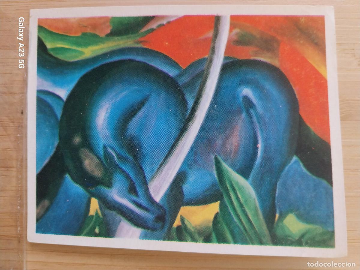Coleccionismo cromos antiguos: MARC CABALLOS AZULES ED MAGA ARTE A&Ntilde;O 1971 CROMO 288 * SIN PEGAR NUNCA