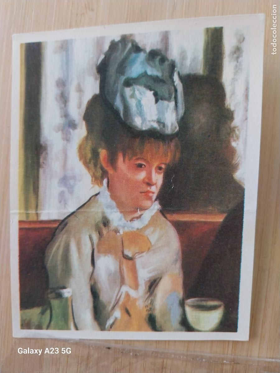 Coleccionismo cromos antiguos: DEGAS EL AJENJO ED MAGA ARTE A&Ntilde;O 1971 CROMO 252 SIN PEGAR NUNCA