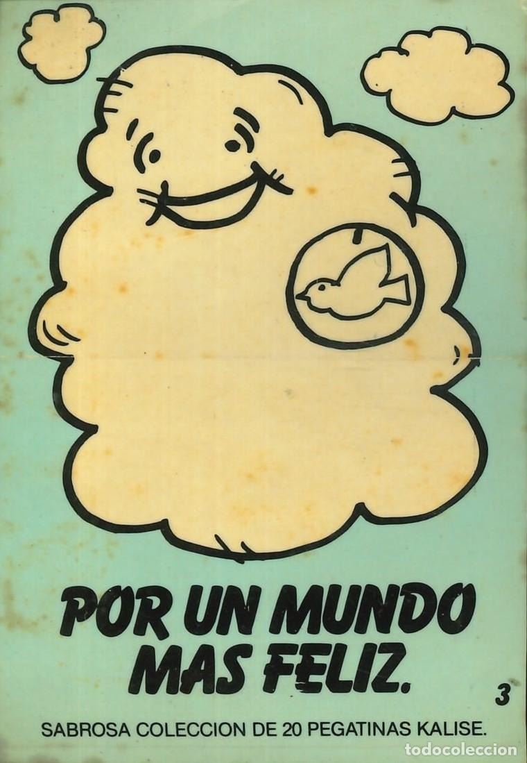 Coleccionismo cromos antiguos: CROMO - KALISE - 003 - POR UN MUNDO MAS FELIZ (SIN PEGAR)