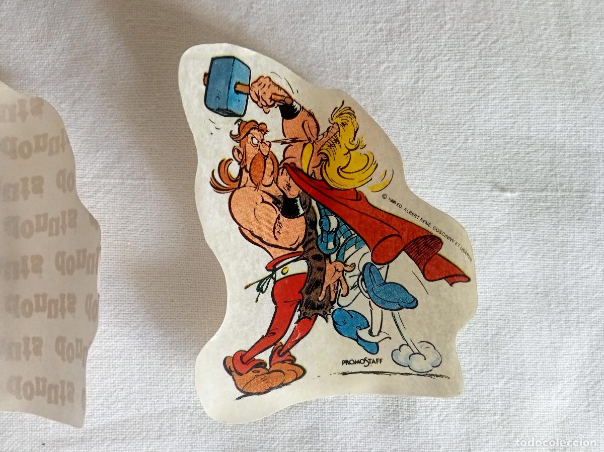 Coleccionismo cromos antiguos: Cromo Pegatina Asterix Bimbo A&ntilde;os 80 Ordenalfab&eacute;tix - Asurancet&uacute;rix