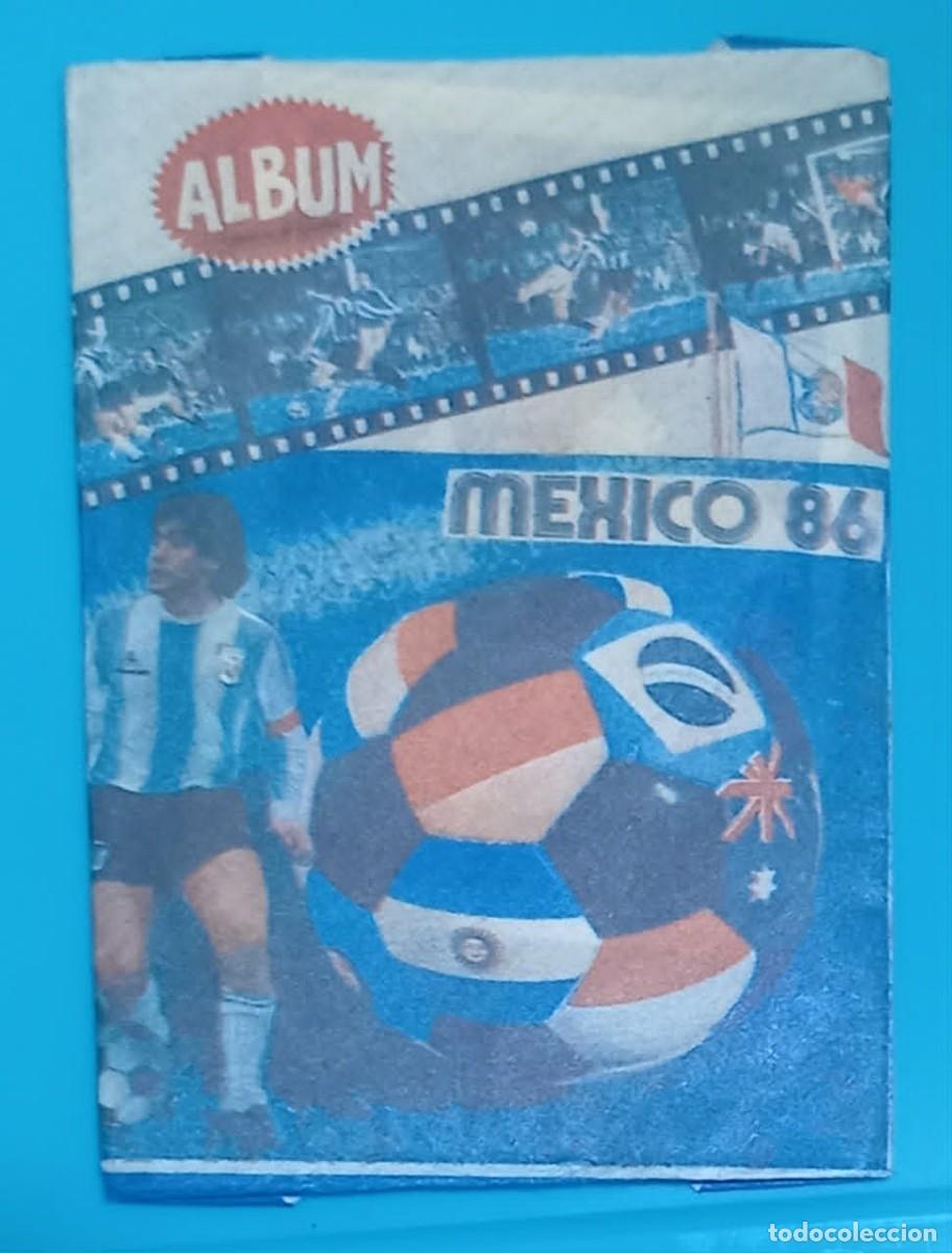 Coleccionismo cromos antiguos: Sobre Cromos Album MEXICO 86. Per&uacute; Editorial Navarrete.