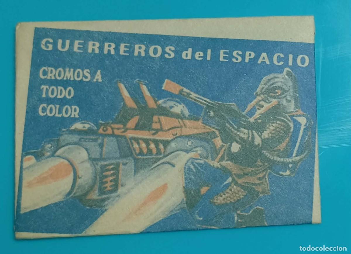 Colecionismo Cromos antigos: Sobre Cromos Album GUERREROS DEL ESPACIO