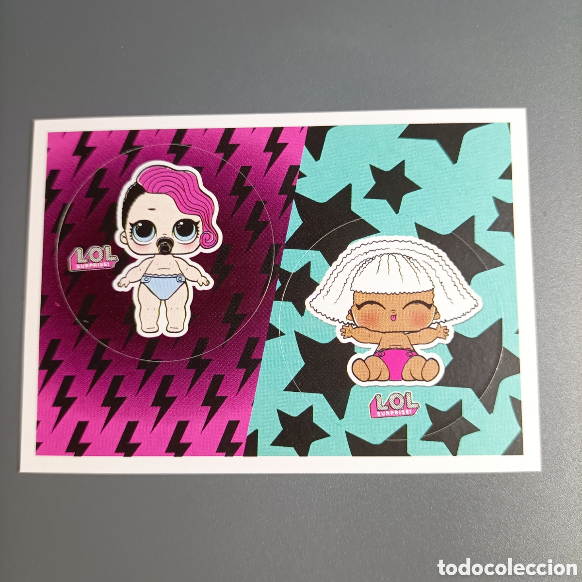 Coleccionismo cromos antiguos: STICKER PANINI 2018. L. O. L. SURPRISE! - №77 a b