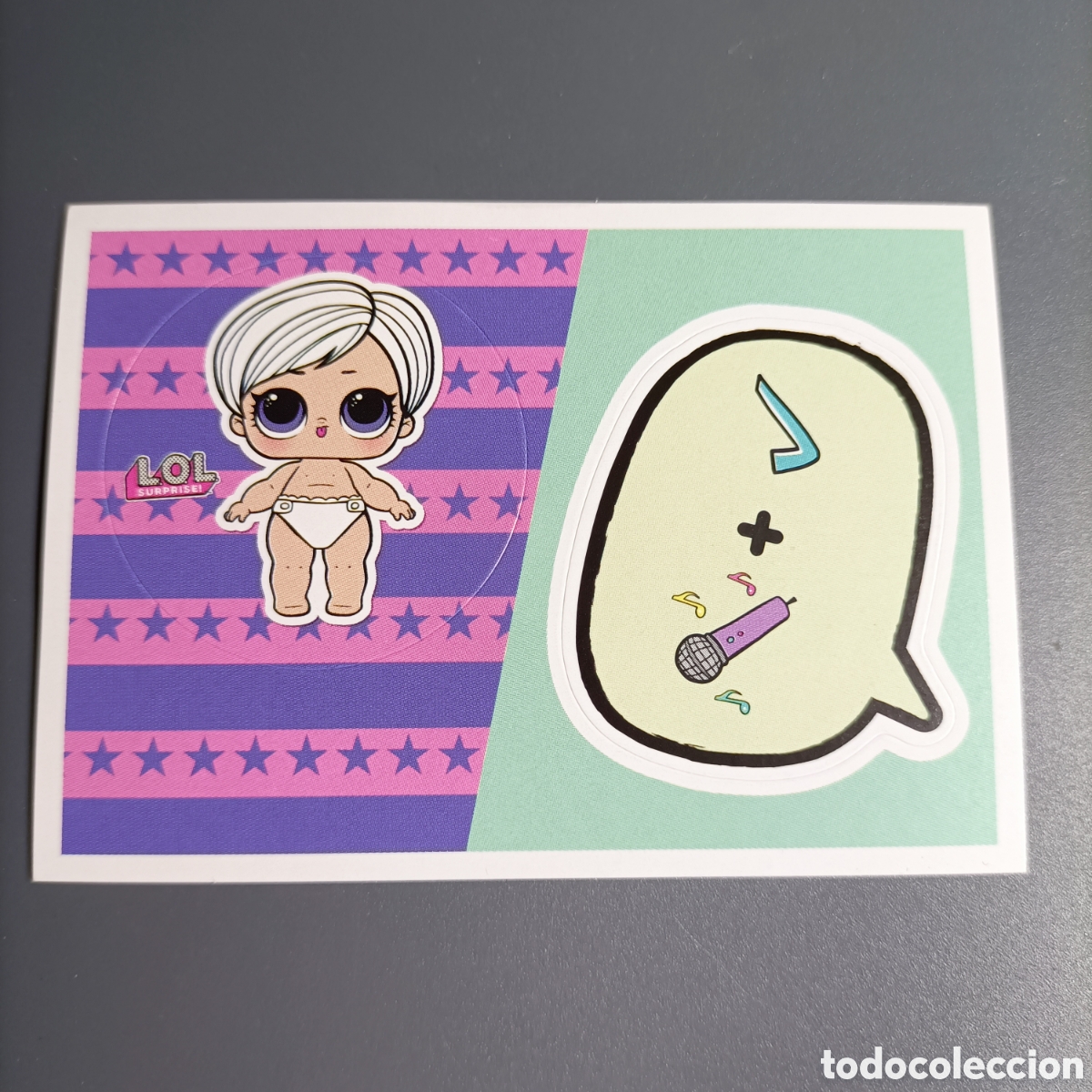 Coleccionismo cromos antiguos: STICKER PANINI 2018. L. O. L. SURPRISE! - №150 a b