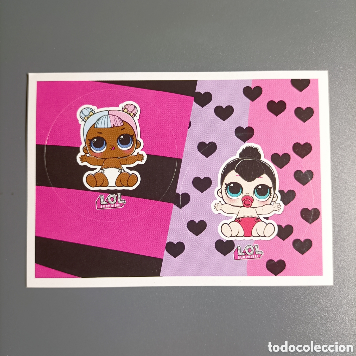 Coleccionismo cromos antiguos: STICKER PANINI 2018. L. O. L. SURPRISE! - №76 a b