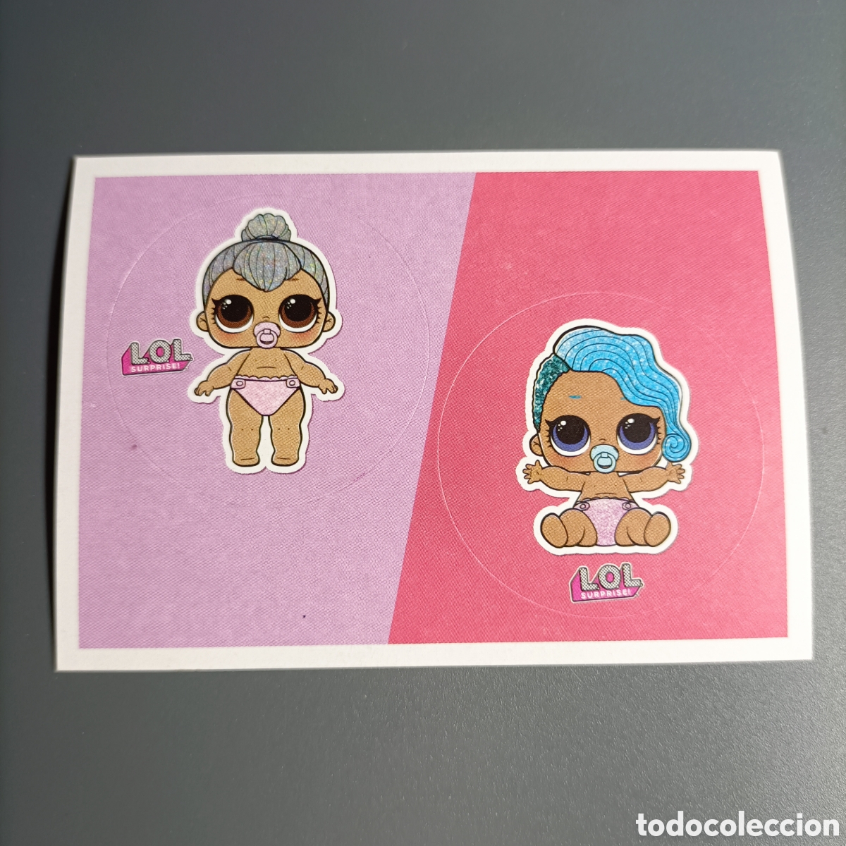 Coleccionismo cromos antiguos: STICKER PANINI 2018. L. O. L. SURPRISE! - №75 a b