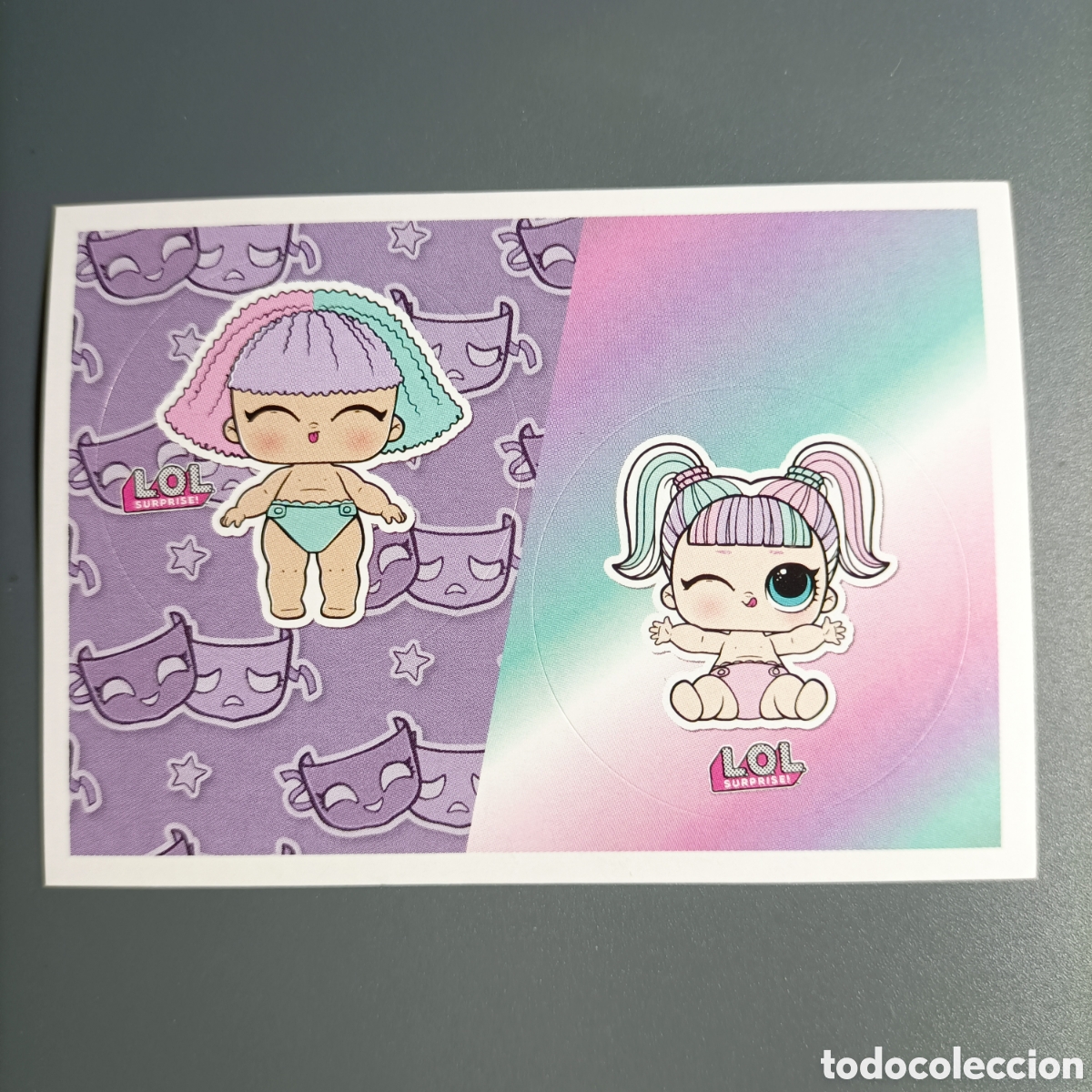 Coleccionismo cromos antiguos: STICKER PANINI 2018. L. O. L. SURPRISE! - №144 a b