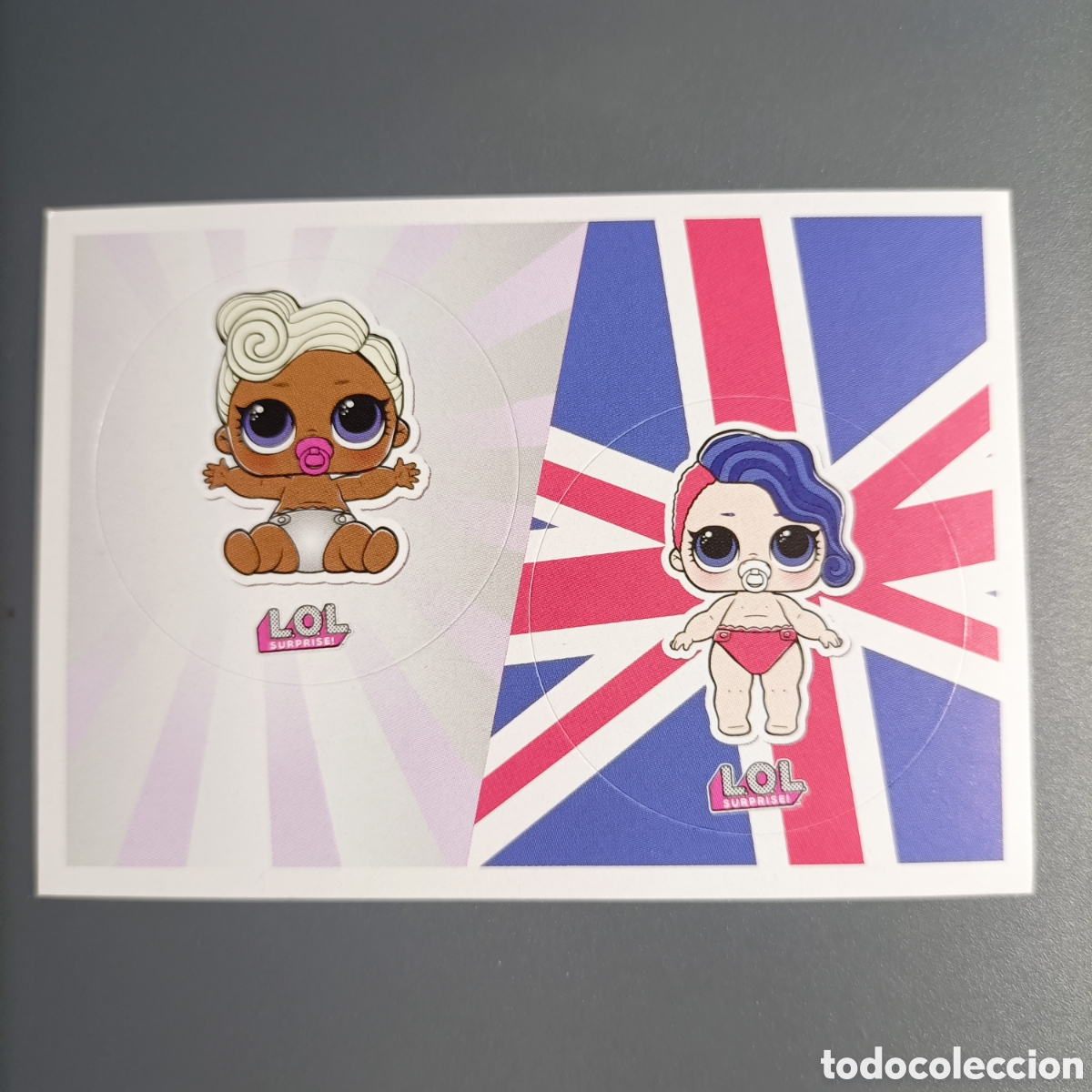 Coleccionismo cromos antiguos: STICKER PANINI 2018. L. O. L. SURPRISE! - №156 a b