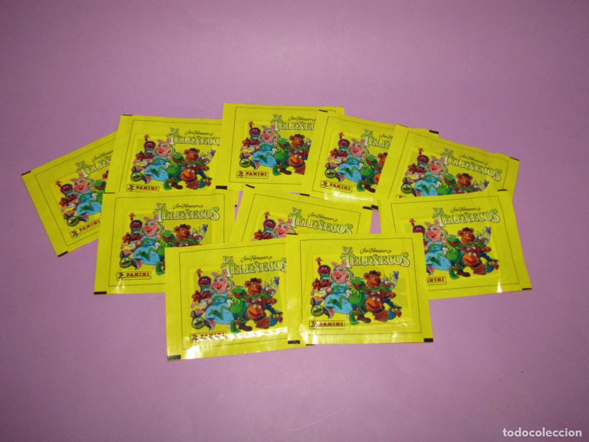 Coleccionismo cromos antiguos: Lote de 10 Sobres de Cromos sin Abrir de LOS TELE&Ntilde;ECOS de Panini