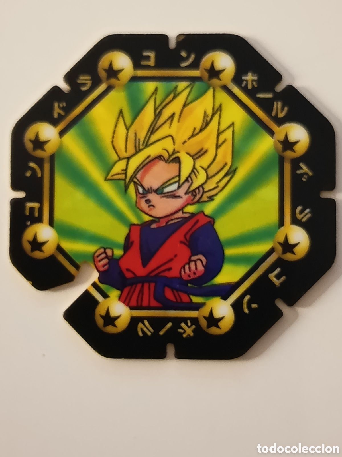 Collectable Antique Stickers: Mega Tazo Drag&oacute;n Ball 54 Son Goten