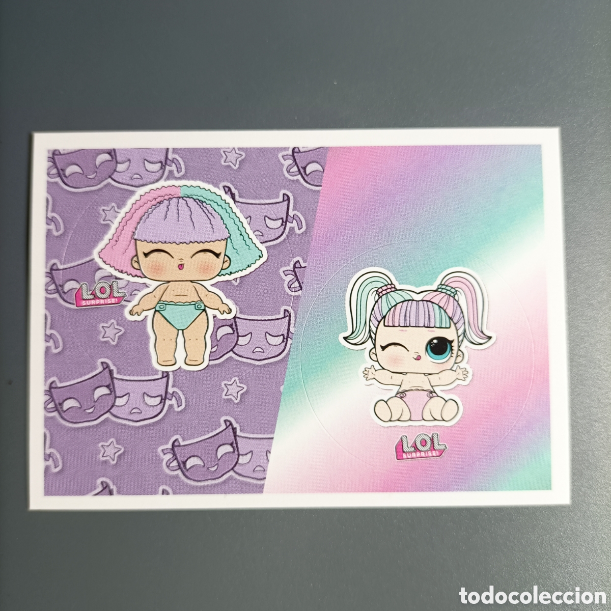 Coleccionismo cromos antiguos: STICKER PANINI 2018. L. O. L. SURPRISE! - №144 a b