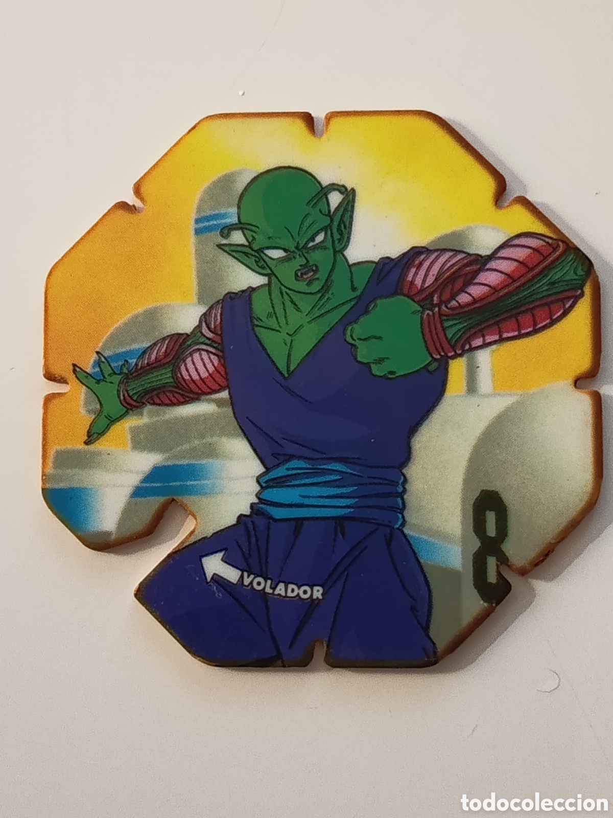 Coleccionismo cromos antiguos: Tazo octogonal drag&oacute;n ball 45 Piccolo