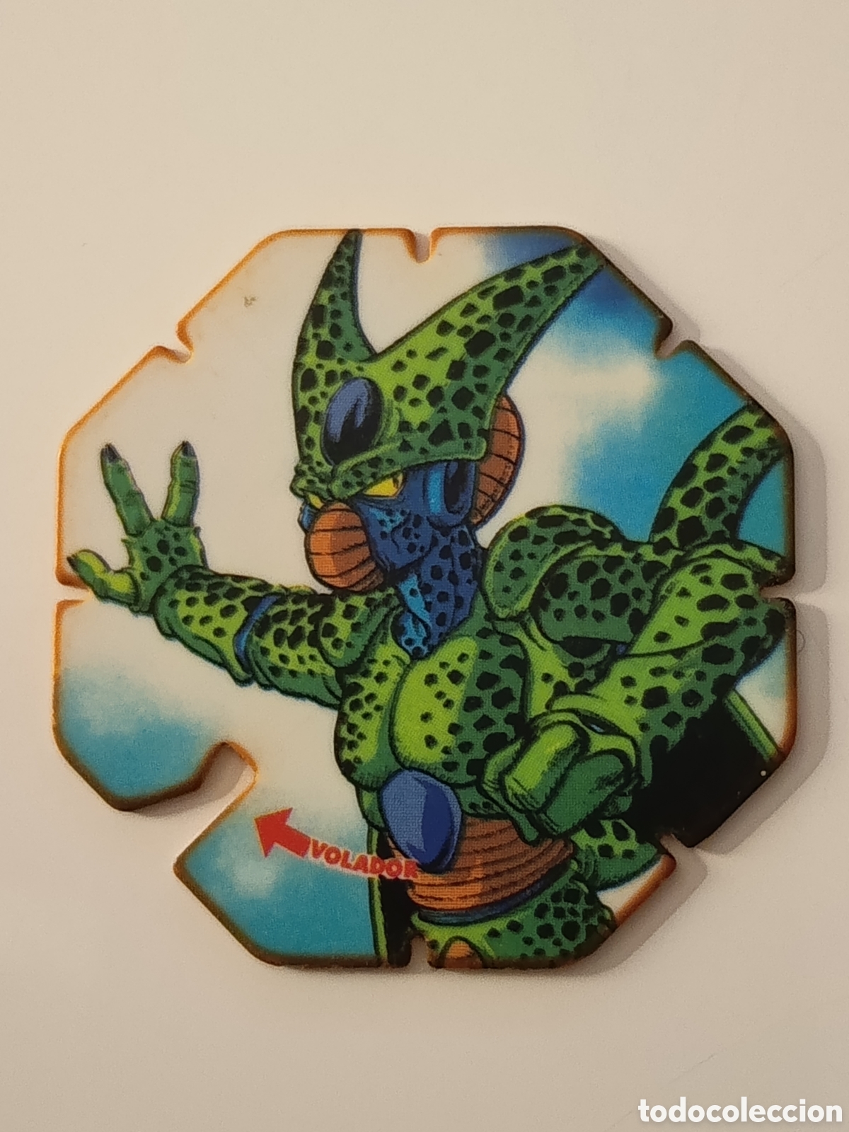 Coleccionismo cromos antiguos: Tazo octogonal drag&oacute;n ball 31 Celula