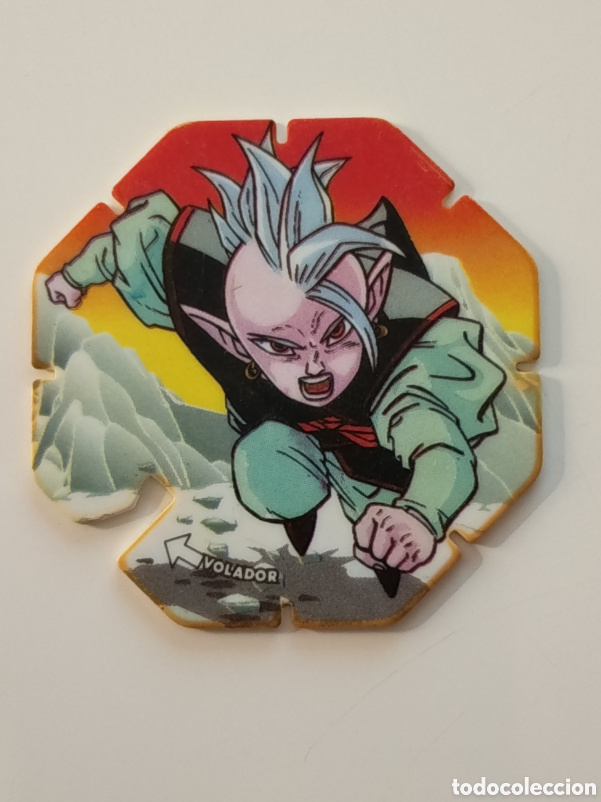Coleccionismo cromos antiguos: Tazo octogonal drag&oacute;n ball 47 Kaioh Shin