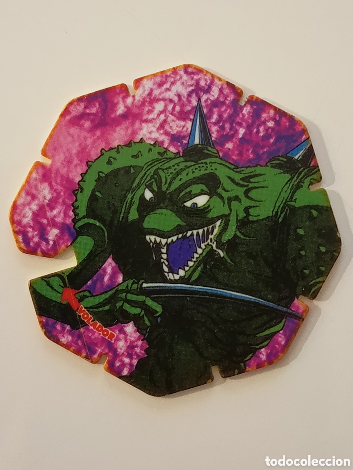 Coleccionismo cromos antiguos: Tazo octogonal drag&oacute;n ball 34 Yakon