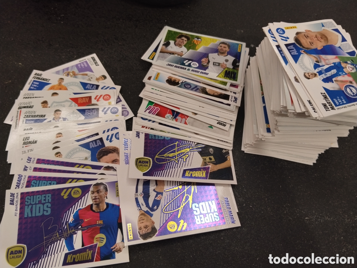 Coleccionismo cromos antiguos: Lote +300 cromos Liga Este 25-26