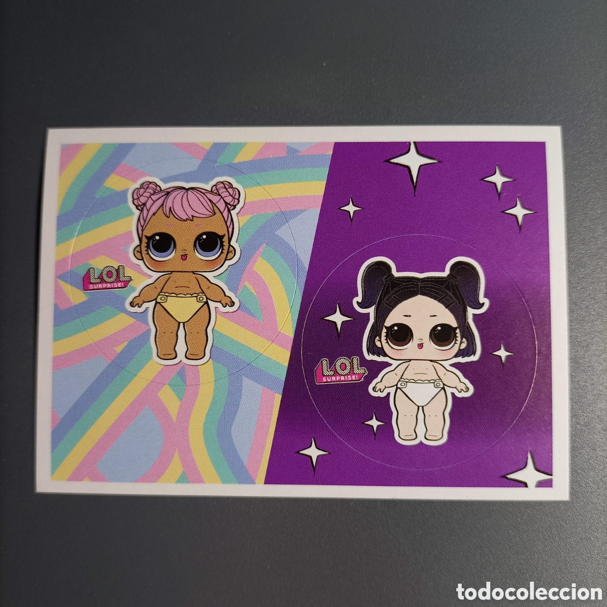 Coleccionismo cromos antiguos: STICKER PANINI 2018. L. O. L. SURPRISE! - №140 a b