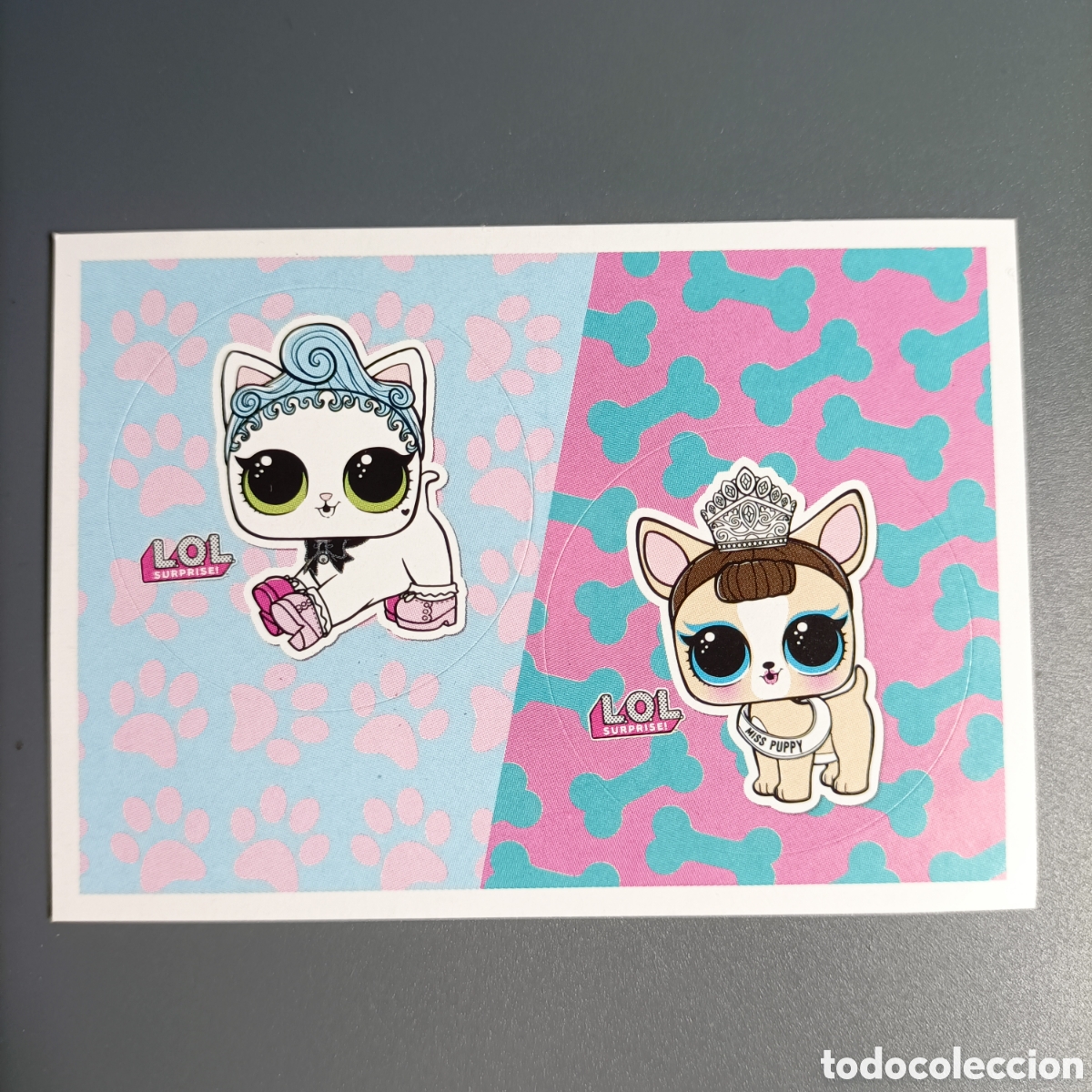 Coleccionismo cromos antiguos: STICKER PANINI 2018. L. O. L. SURPRISE! - №161 a b