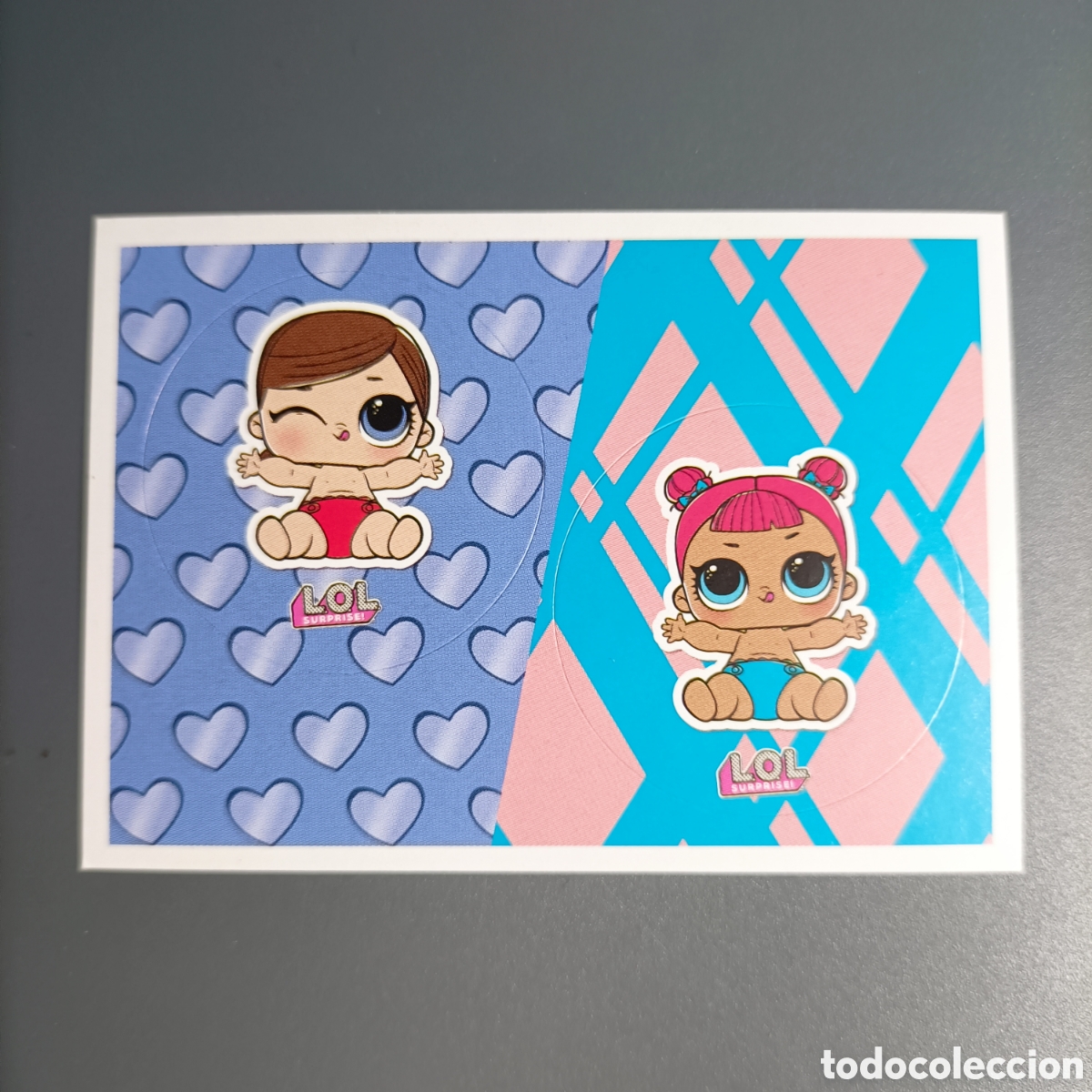 Coleccionismo cromos antiguos: STICKER PANINI 2018. L. O. L. SURPRISE! - №72 a b