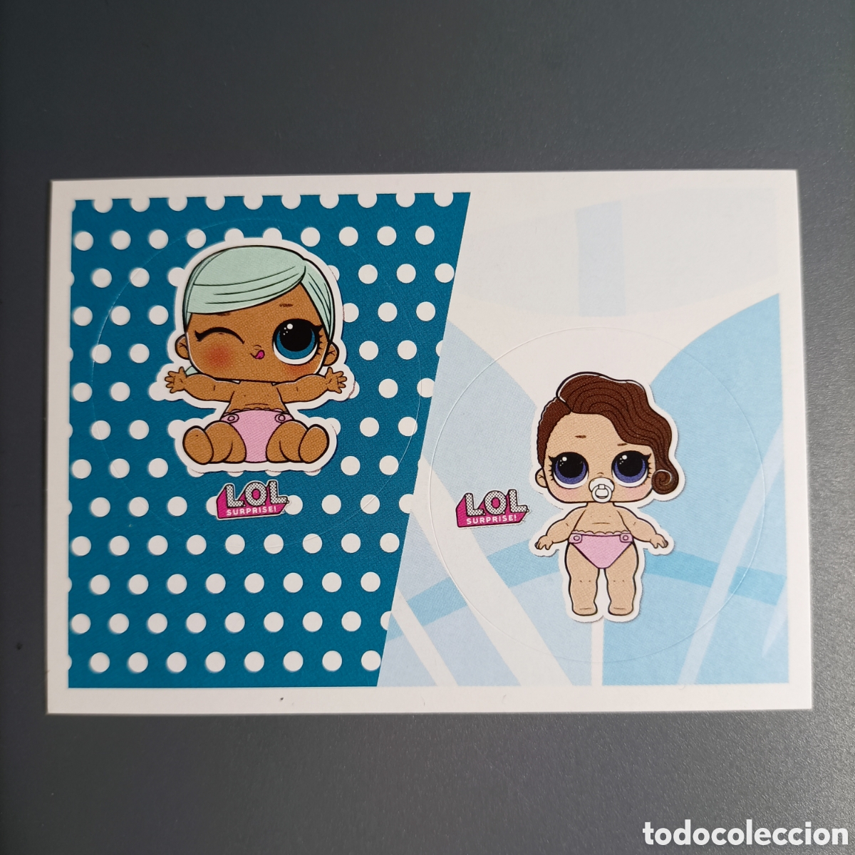 Coleccionismo cromos antiguos: STICKER PANINI 2018. L. O. L. SURPRISE! - №93 a b