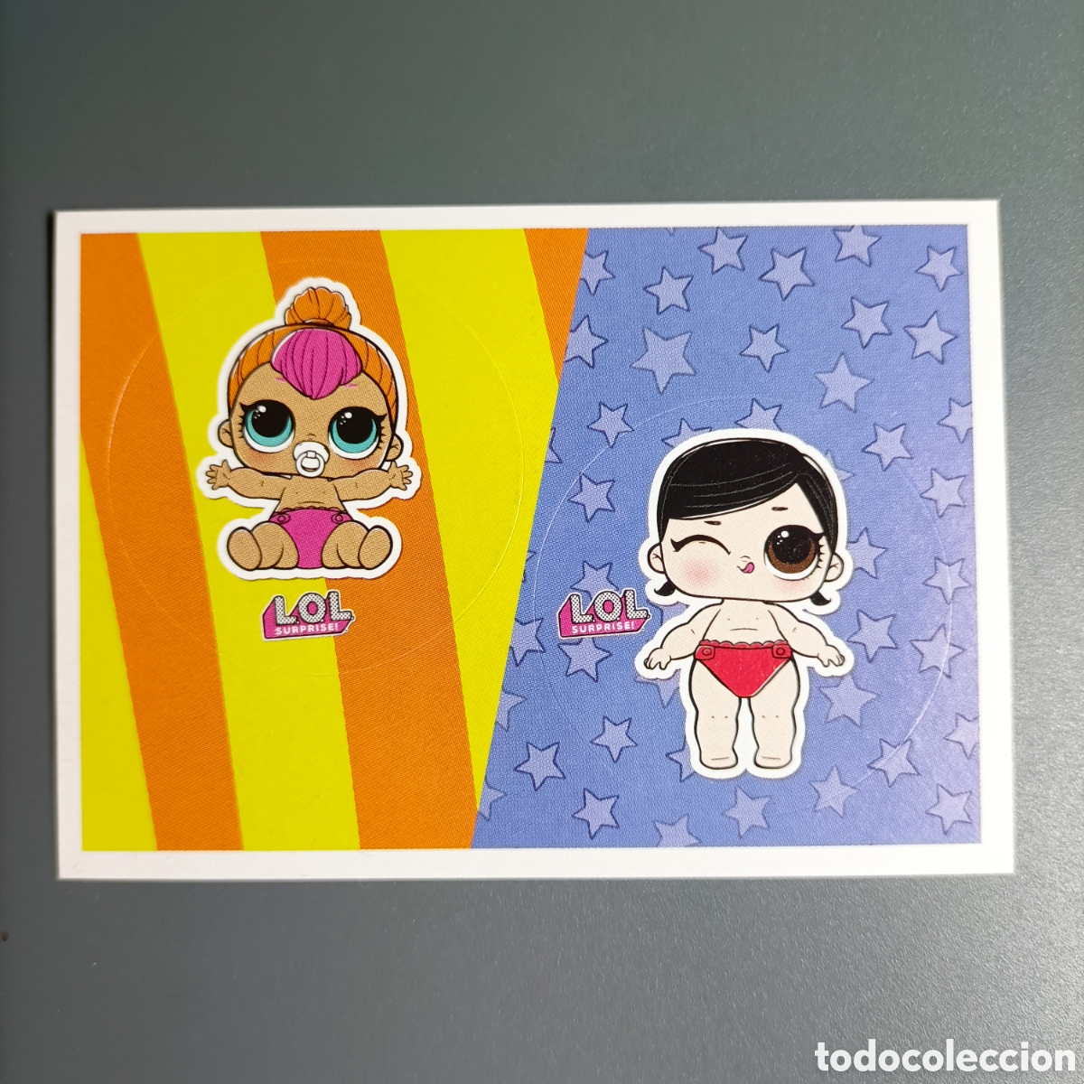 Coleccionismo cromos antiguos: STICKER PANINI 2018. L. O. L. SURPRISE! - №87 a b