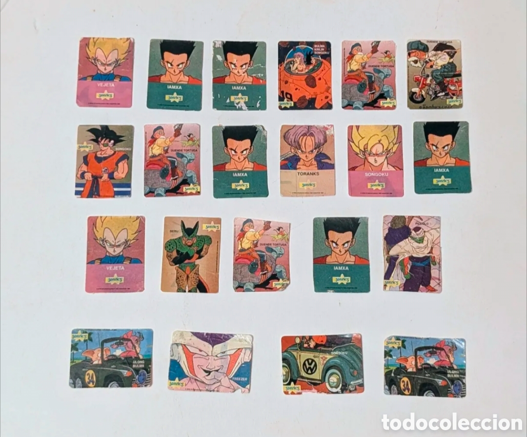 Coleccionismo cromos antiguos: Dragon Ball cromos Chicles Sonric's. Bola de Dragon. Dragon Ball Z. Dragon Ball. Bola de Drac