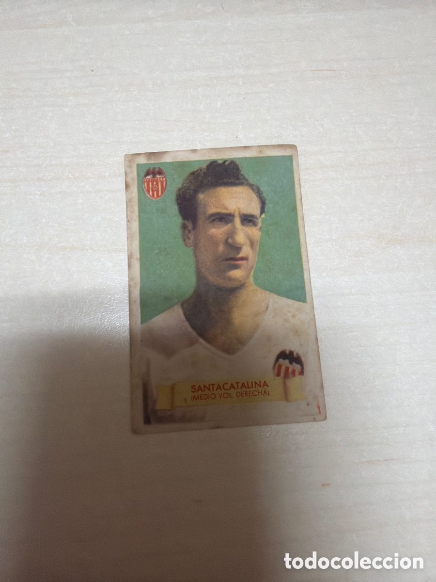 Coleccionismo cromos antiguos: F&uacute;tbol Bruguera 1949, Santacatalina, Valencia F. C