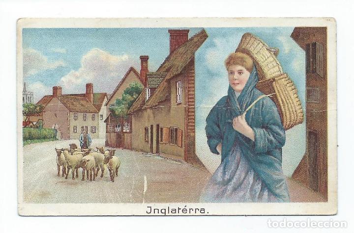 Coleccionismo cromos antiguos: MURCIA. JER&Oacute;NIMO S&Aacute;NCHEZ POVEDA. COLONIALES, ULTRAMARINOS...1 CROMO. TRAJES T&Iacute;PICOS DEL MUNDO.
