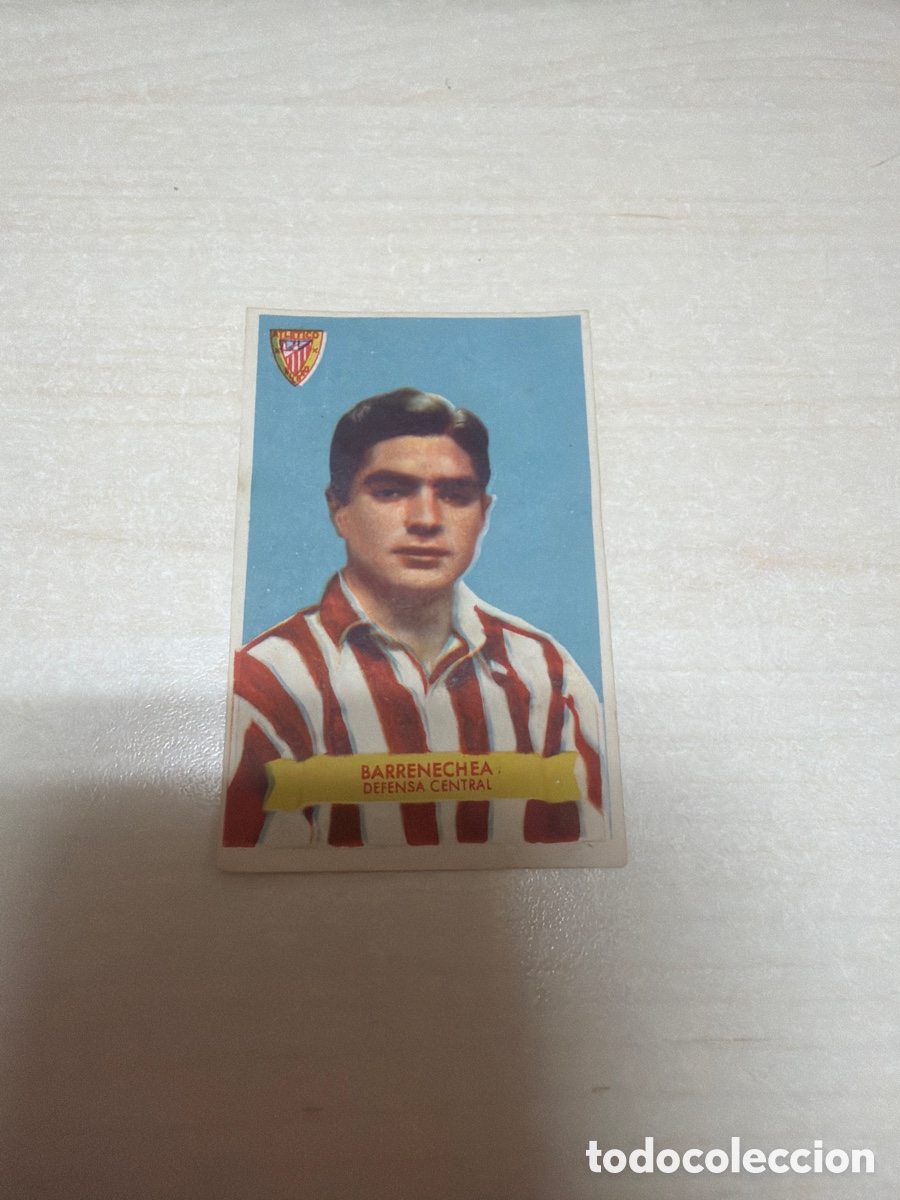 Coleccionismo cromos antiguos: Futbol Bruguera 1949, Barrenechea, Athletic Club / Athletic Club de Bilbao.