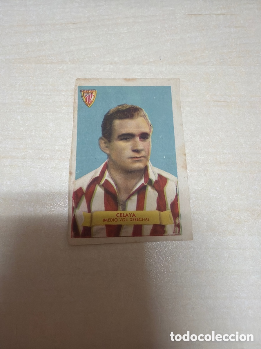 Coleccionismo cromos antiguos: F&uacute;tbol Bruguera 1949, Celaya, Athletic Club / Athletic Club de Bilbao.