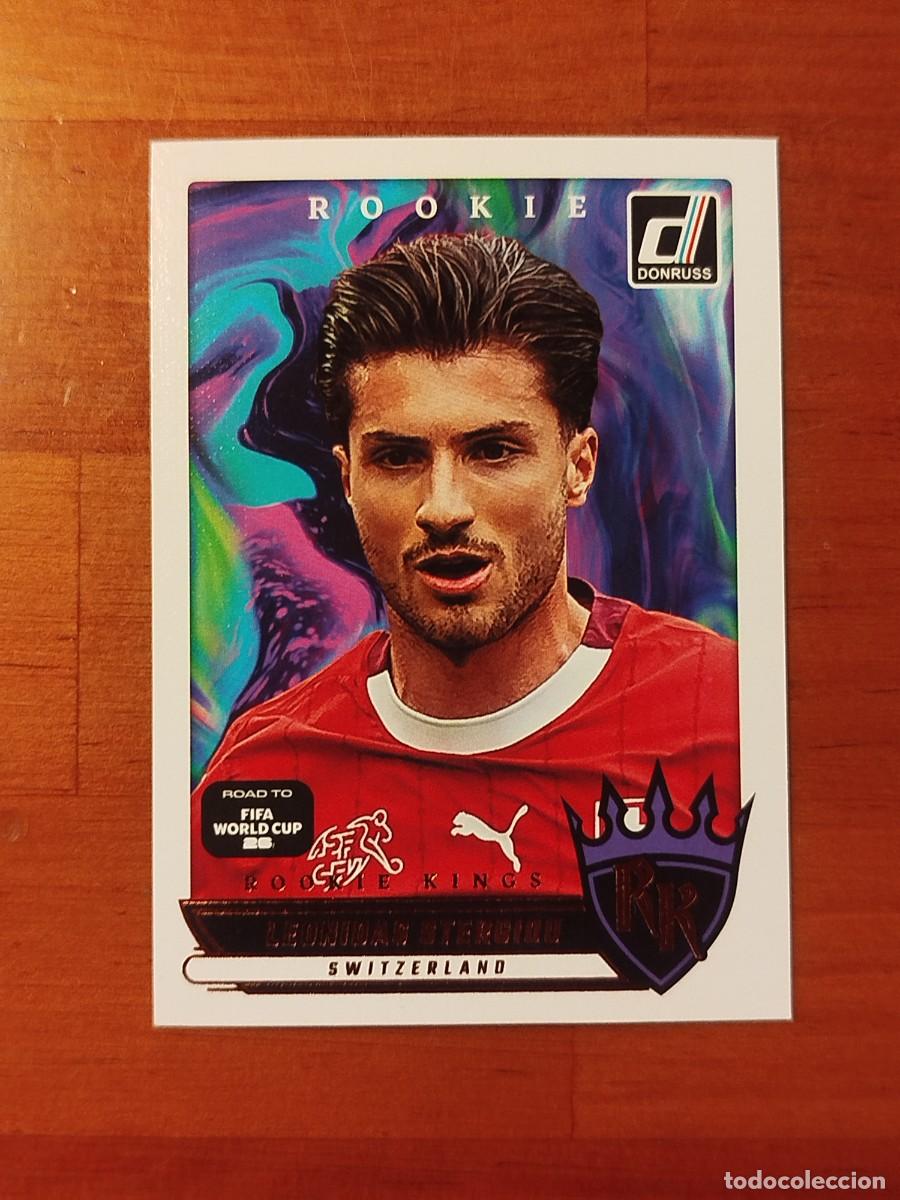 Coleccionismo cromos antiguos: 21. Leonidas Stergiou (Suiza) - Rookie Kings Panini Donruss Road to Fifa World Cup 2025