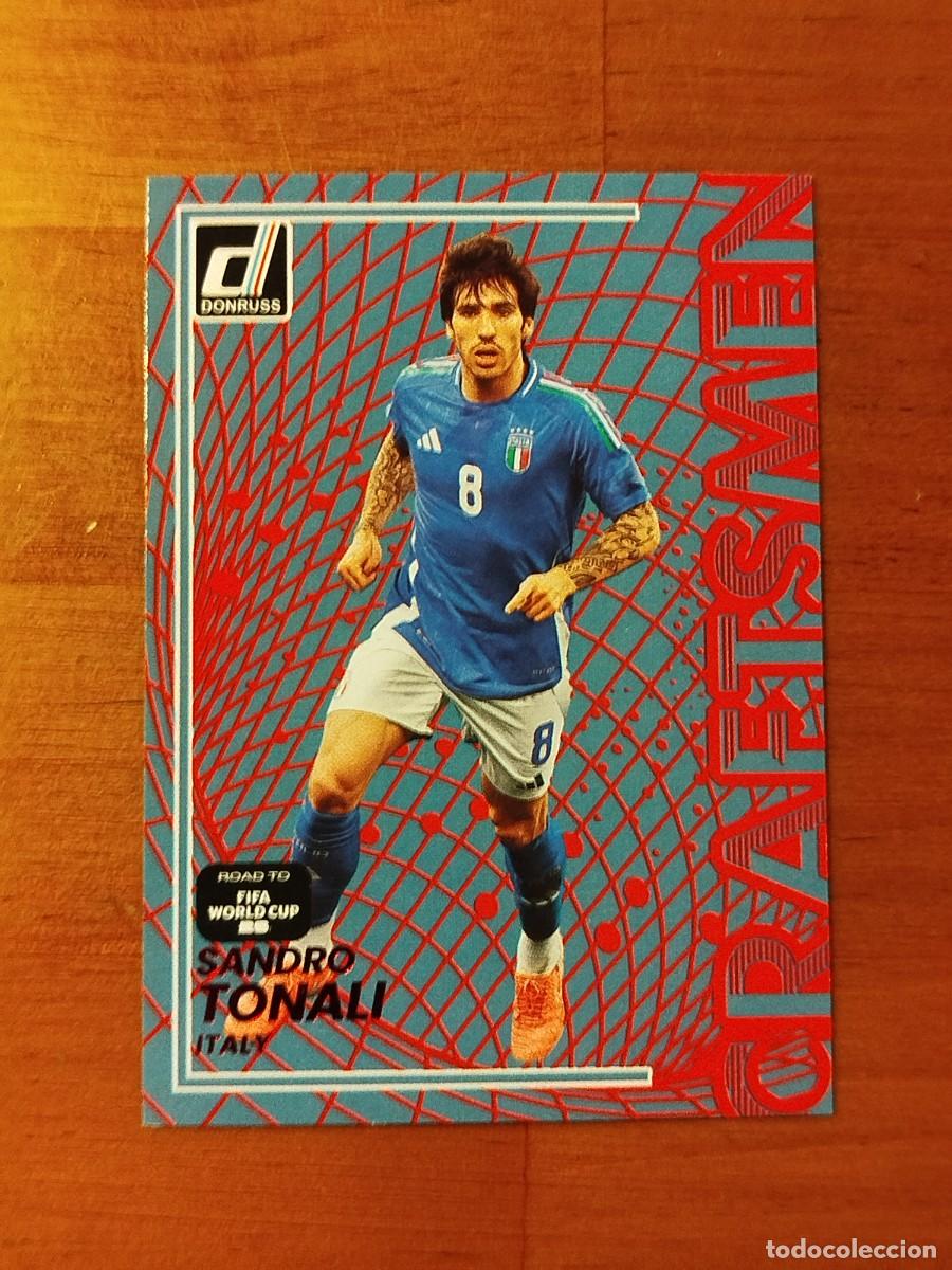 Sammeln alte Sammelbilder: 11. Sandro Tonali (Italia) - Craftsmen Panini Donruss Road to Fifa World Cup 2025