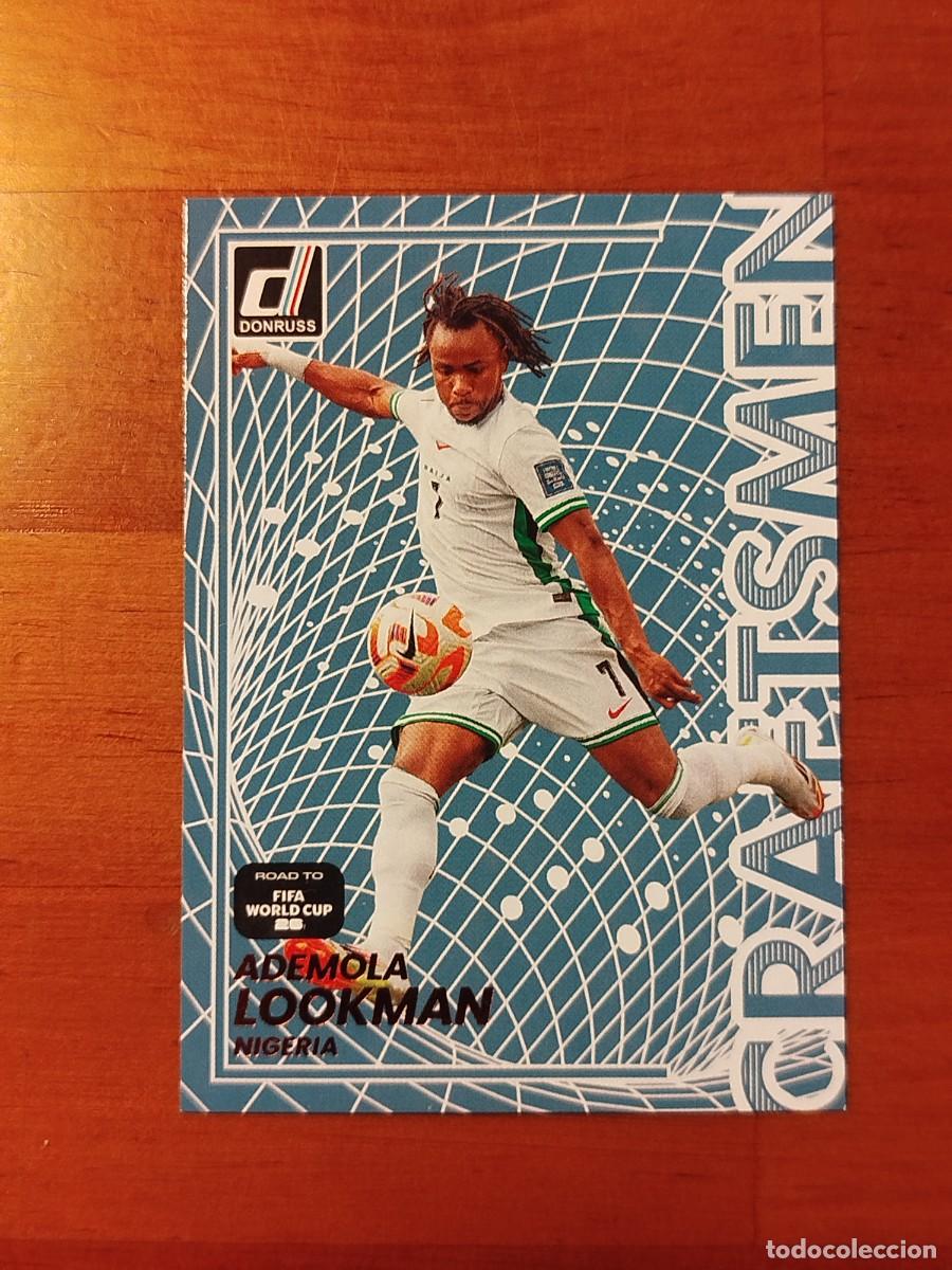 Coleccionismo cromos antiguos: 15. Ademola Lookman (Nigeria) - Craftsmen Panini Donruss Road to Fifa World Cup 2025
