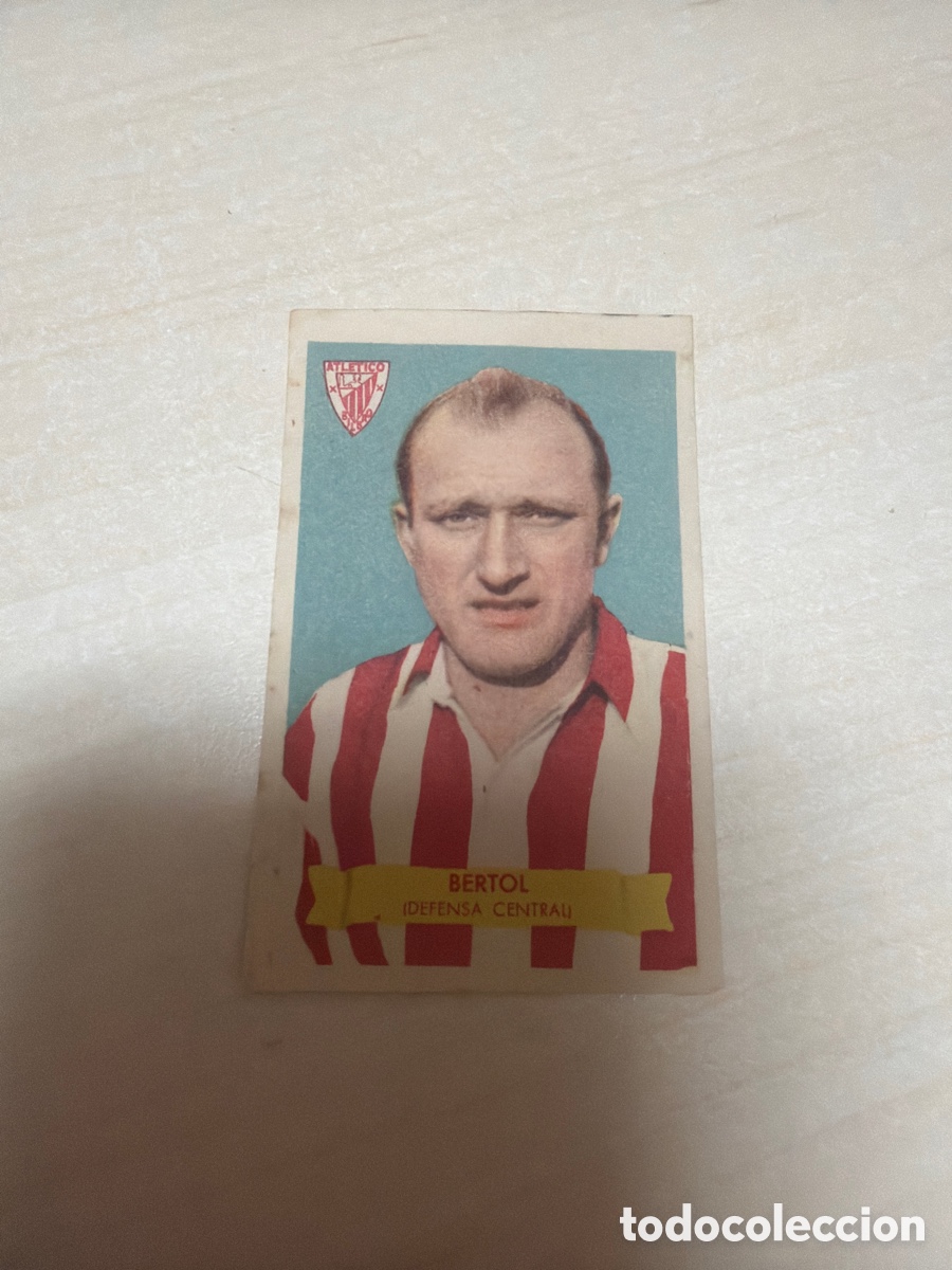 Coleccionismo cromos antiguos: F&uacute;tbol Bruguera 1949, Bertol, Athletic Club / Athletic Club de Bilbao.