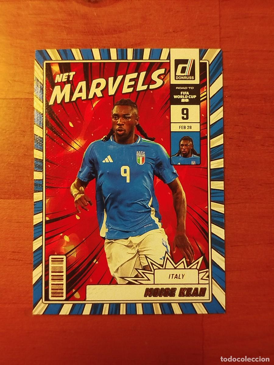 Coleccionismo cromos antiguos: 3. Moise Kean (Italia) - Marvels Panini Donruss Road to Fifa World Cup 2025