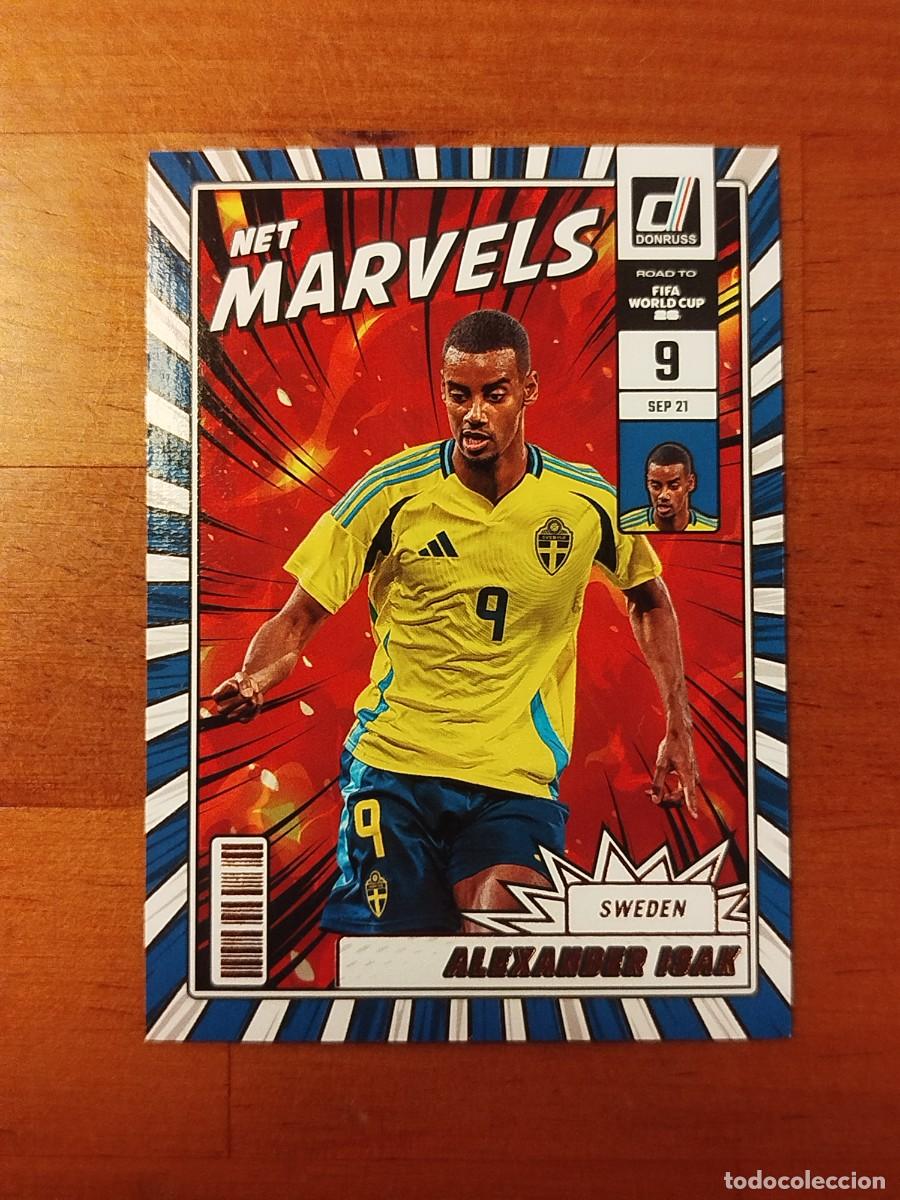 Coleccionismo cromos antiguos: 10. Alexander Isak (Suecia) - Marvels Panini Donruss Road to Fifa World Cup 2025
