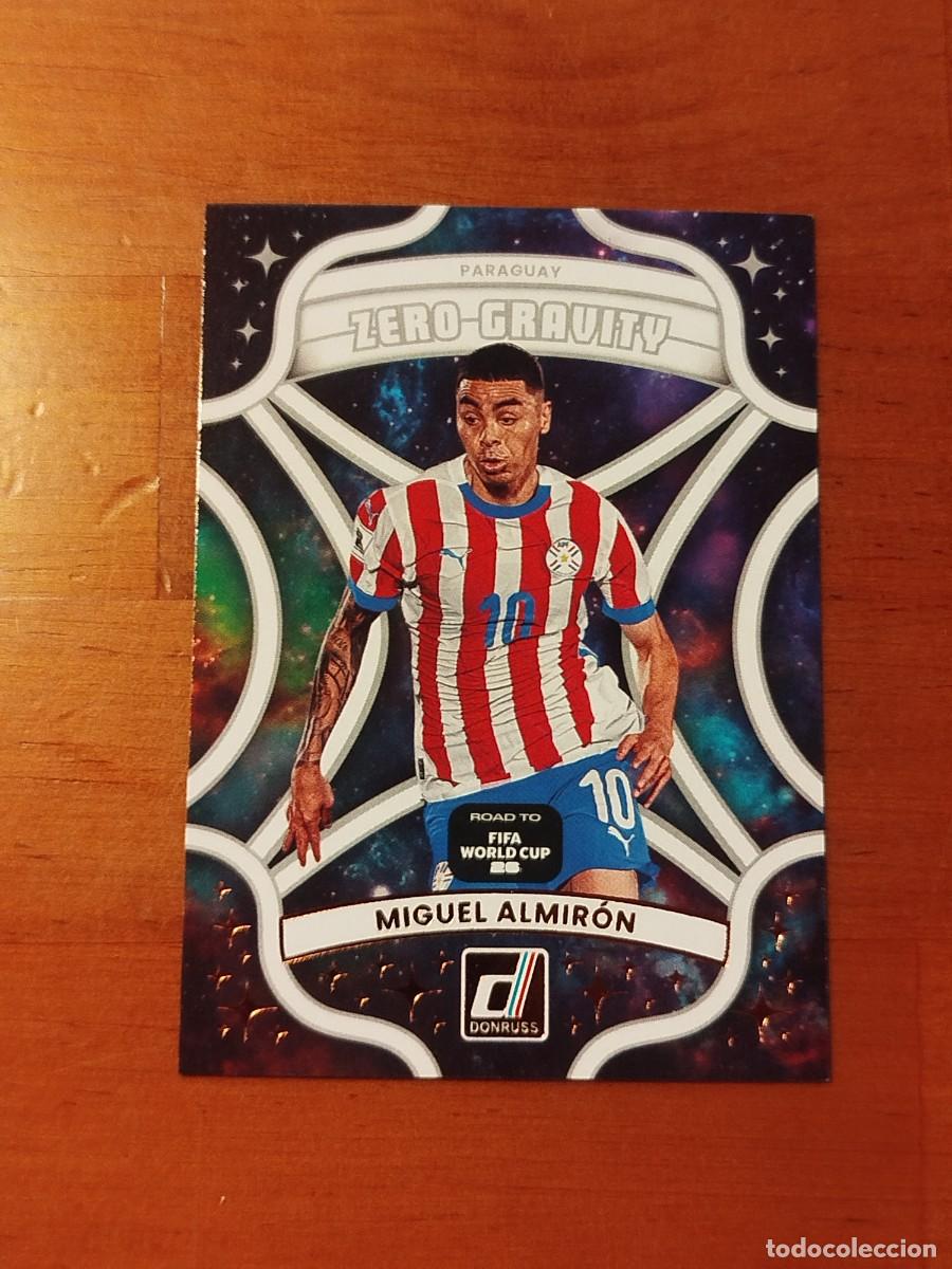 Coleccionismo cromos antiguos: 3. Miguel Almir&oacute;n (Paraguay) - Zero Gravity Panini Donruss Road to Fifa World Cup 2025