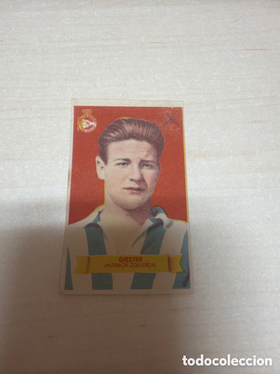 Coleccionismo cromos antiguos: F&uacute;tbol Bruguera 1949, Diestre, R. C. Deportivo de La Coru&ntilde;a.