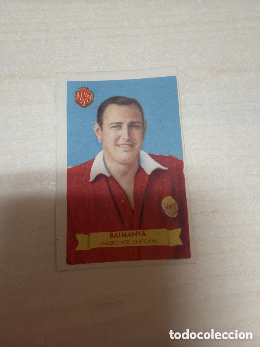 Coleccionismo cromos antiguos: F&uacute;tbol Bruguera 1949, Balmanya, Club Gimn&agrave;stic de Tarragona.