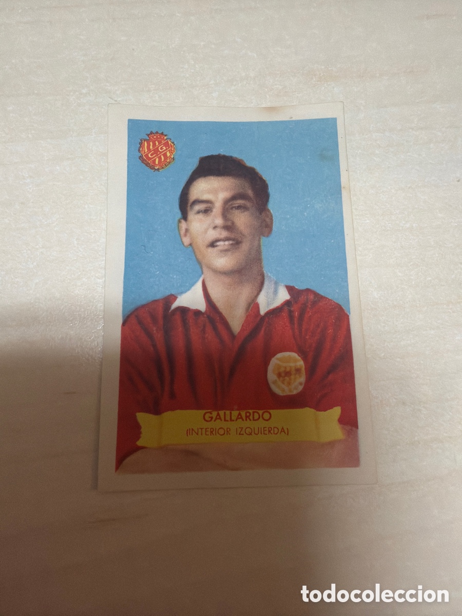 Coleccionismo cromos antiguos: F&uacute;tbol Bruguera 1949, Gallardo, Club Gimn&agrave;stic de Tarragona.