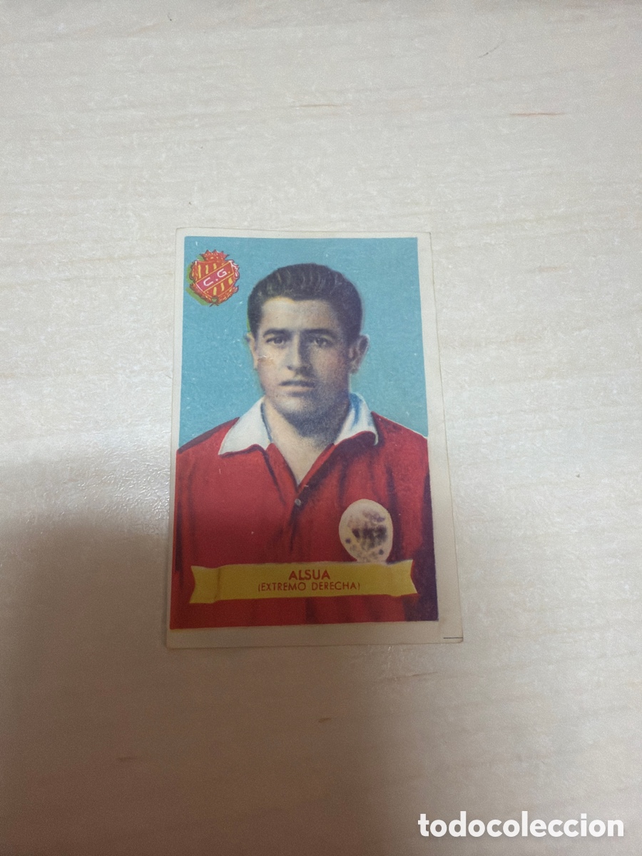Coleccionismo cromos antiguos: F&uacute;tbol Bruguera 1949, Alsua, Club Gimn&agrave;stic de Tarragona.