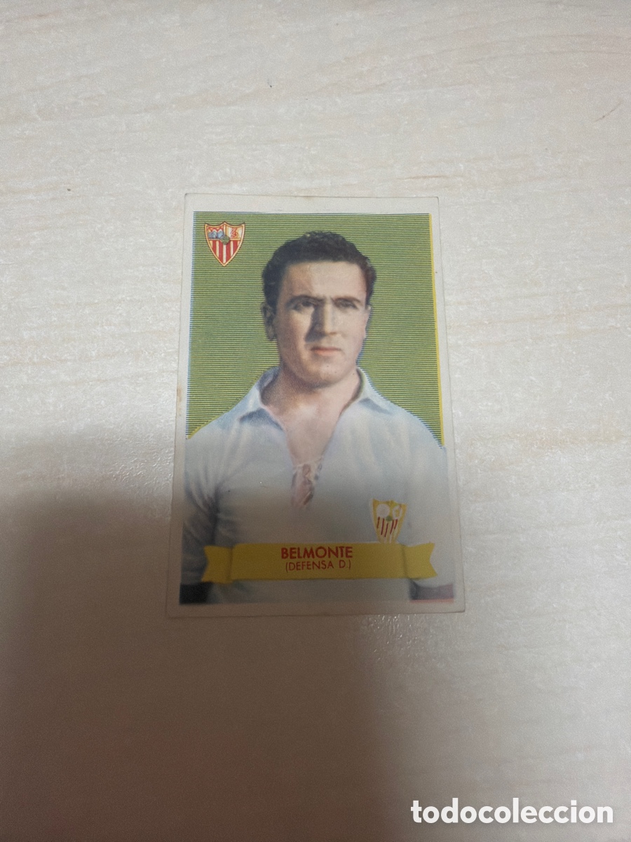 Coleccionismo cromos antiguos: F&uacute;tbol Bruguera 1949, Belmonte, Sevilla F. C.