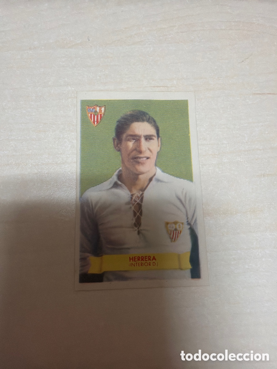 Coleccionismo cromos antiguos: F&uacute;tbol Bruguera 1949, Herrera, Sevilla F. C.
