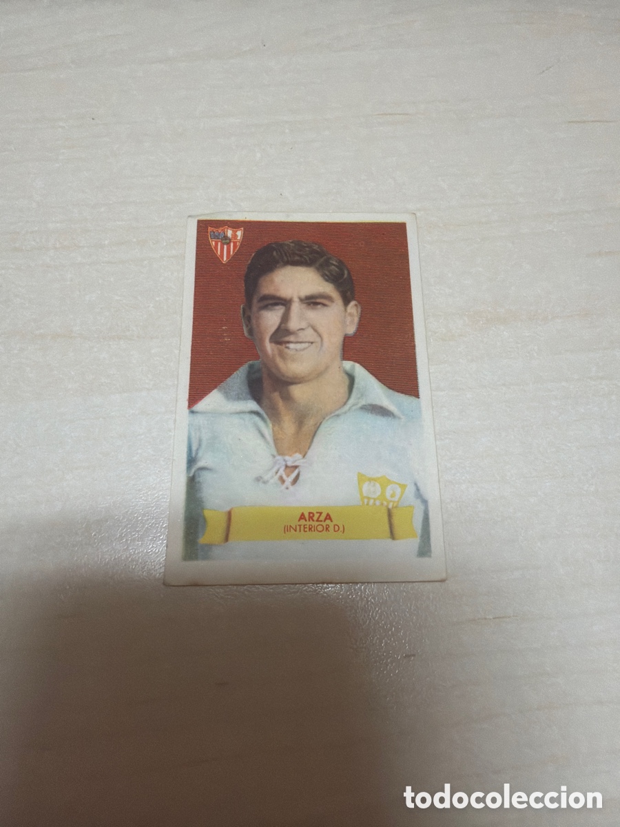 Coleccionismo cromos antiguos: F&uacute;tbol Bruguera 1949, Arza, Sevilla F. C.