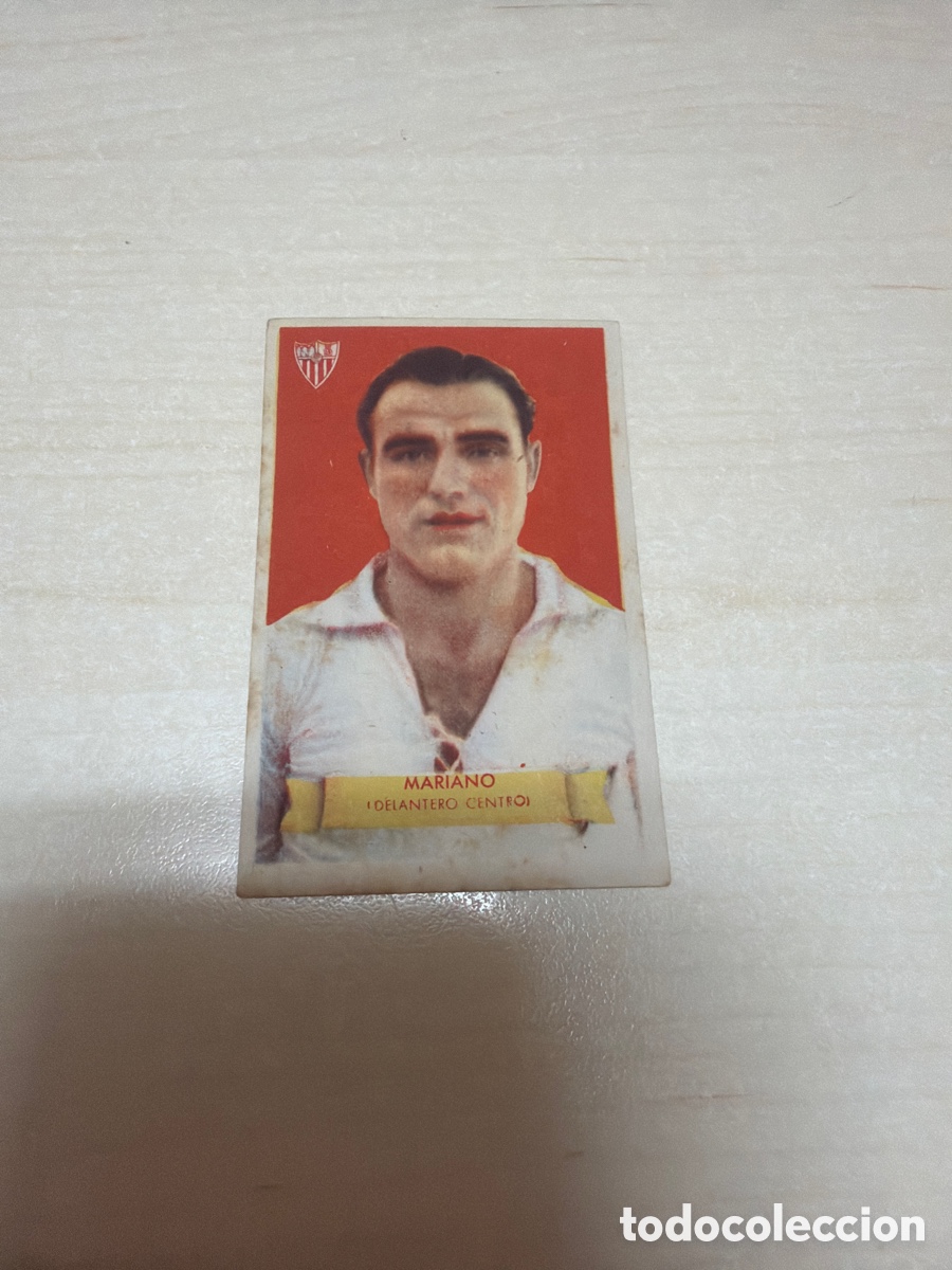 Coleccionismo cromos antiguos: F&uacute;tbol Bruguera 1949, Mariano, Sevilla F. C.
