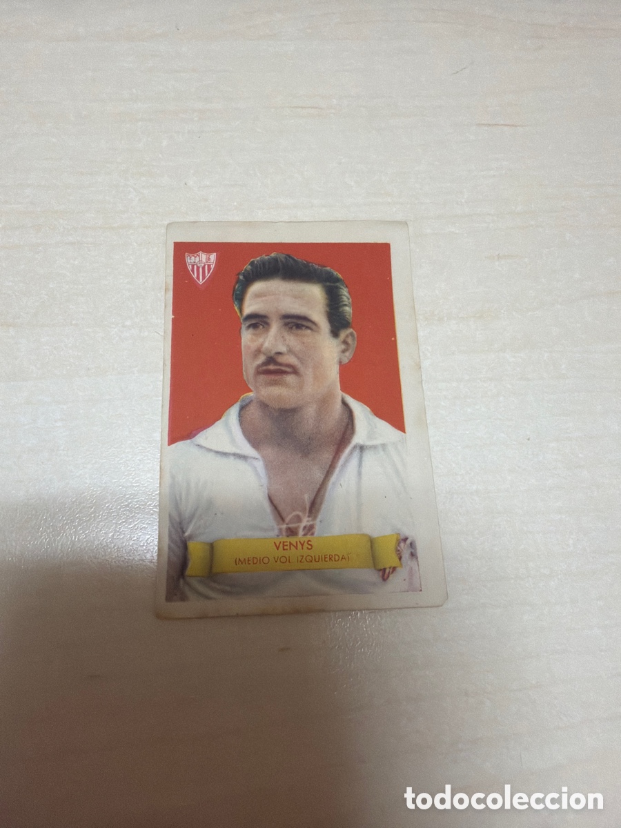 Coleccionismo cromos antiguos: F&uacute;tbol Bruguera 1949, Venys, Sevilla F. C.